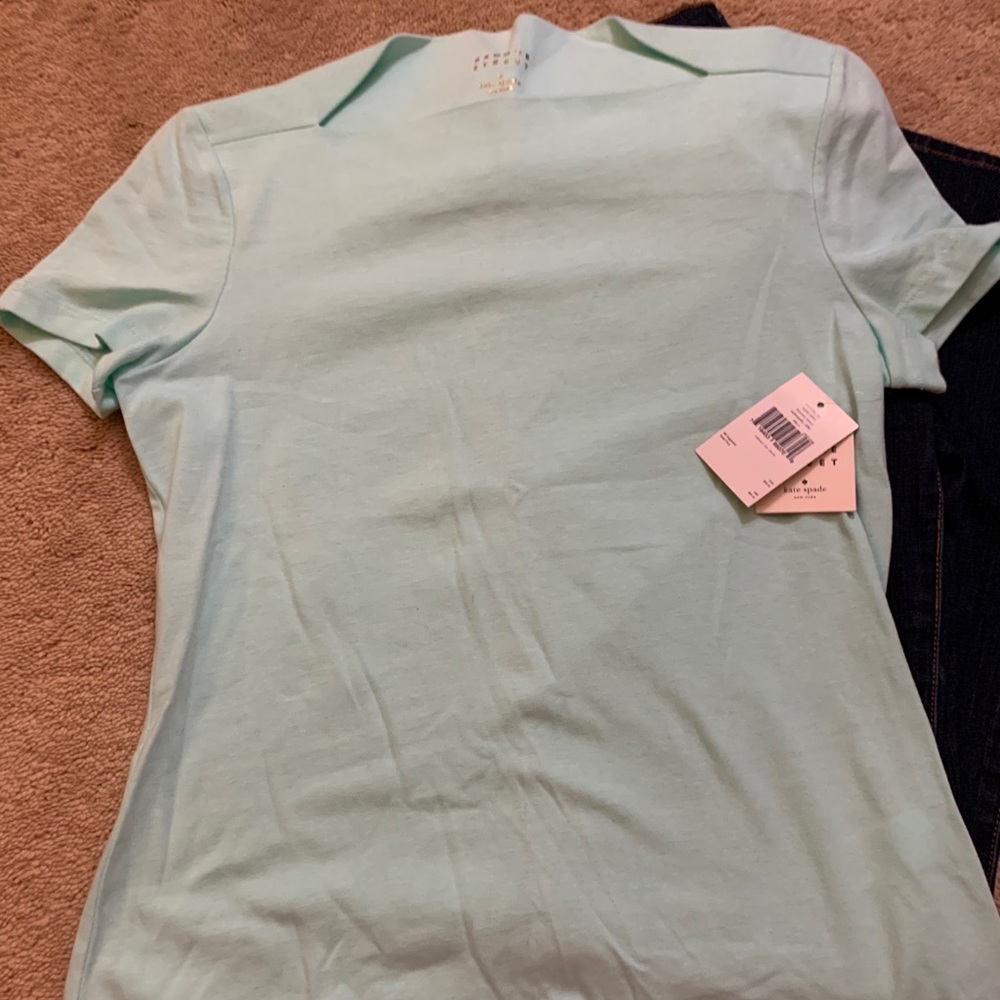 Kate Spade Square Neck Tee